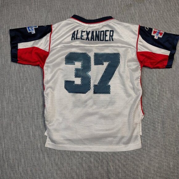 VINTAGE Shaun Alexander Seattle Seahawks Super Bowl Jersey Boys Medium Reebok - Picture 10 of 14